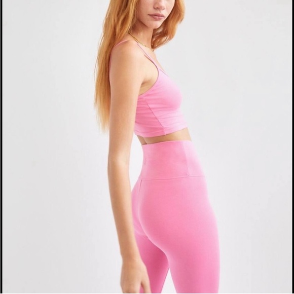 TNA Chill Atmosphere Hi-Rise 7” High-waisted Bike Shorts in Cosmo Pink Medium - Picture 5 of 8